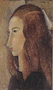 Amedeo Modigliani Portrait of Jeanne Hebuterne (mk39) oil painting on canvas